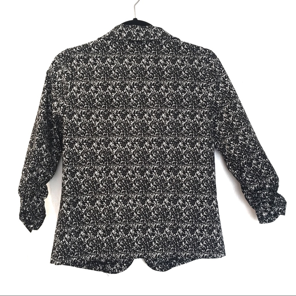 [Alex&Olivia] Thin Patterned One Button Blazer M - image 4